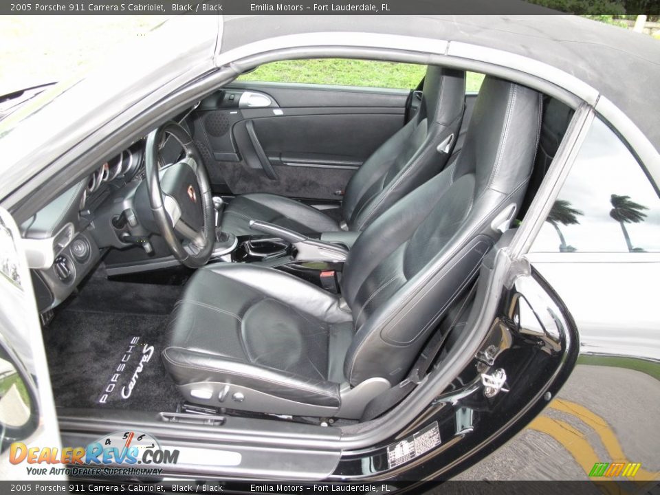 2005 Porsche 911 Carrera S Cabriolet Black / Black Photo #55