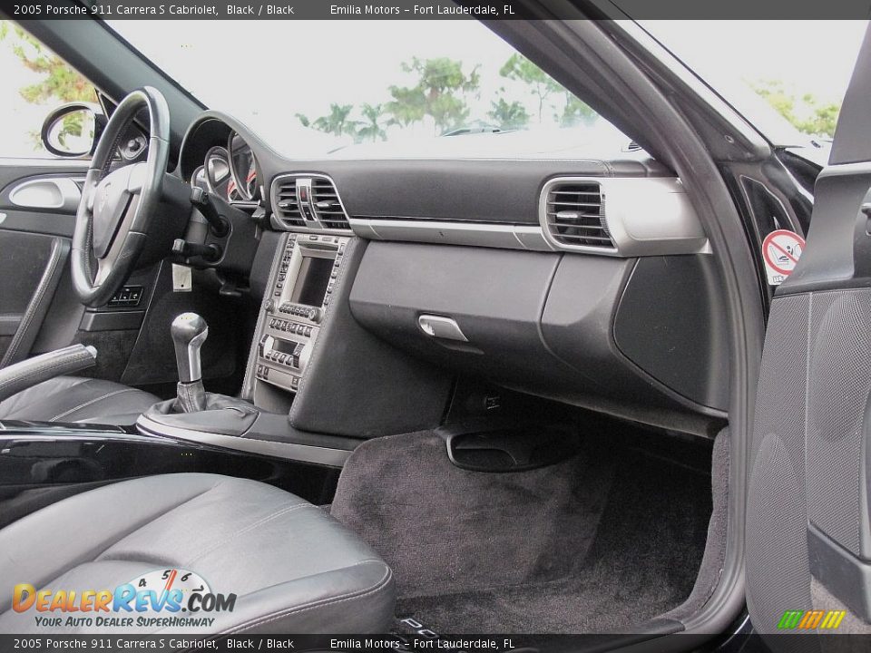 2005 Porsche 911 Carrera S Cabriolet Black / Black Photo #62