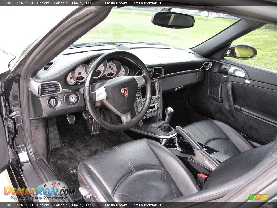 2005 Porsche 911 Carrera S Cabriolet Black / Black Photo #68
