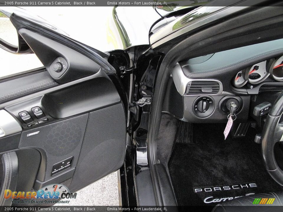 2005 Porsche 911 Carrera S Cabriolet Black / Black Photo #69