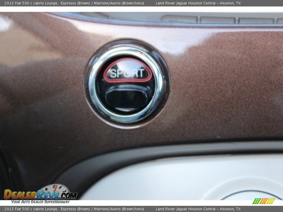 2013 Fiat 500 c cabrio Lounge Espresso (Brown) / Marrone/Avorio (Brown/Ivory) Photo #26