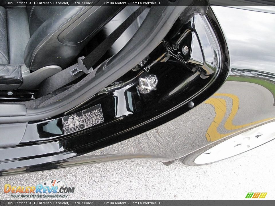 2005 Porsche 911 Carrera S Cabriolet Black / Black Photo #71