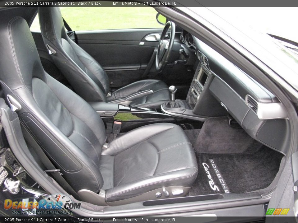 2005 Porsche 911 Carrera S Cabriolet Black / Black Photo #77