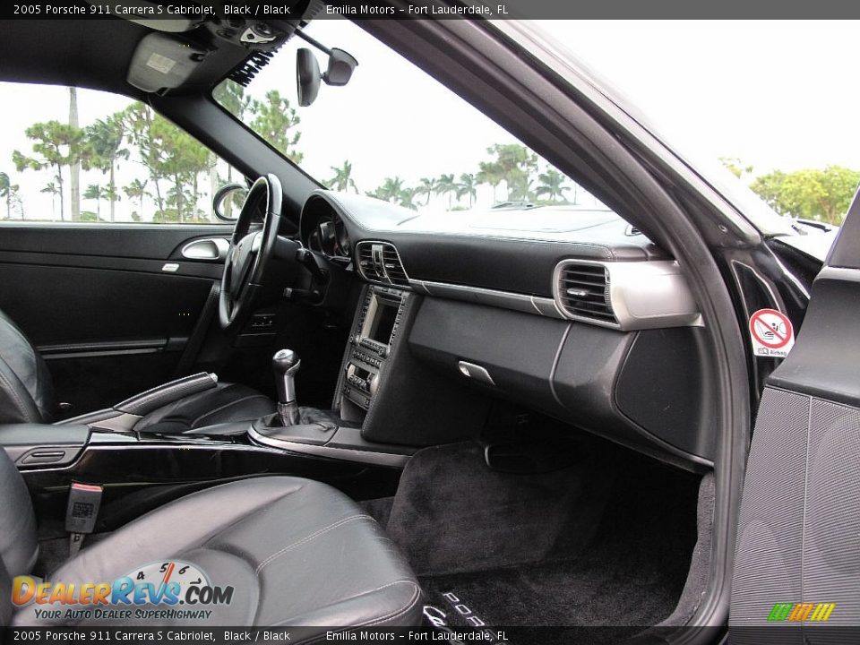 2005 Porsche 911 Carrera S Cabriolet Black / Black Photo #78