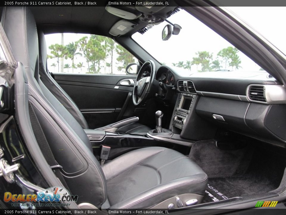2005 Porsche 911 Carrera S Cabriolet Black / Black Photo #79