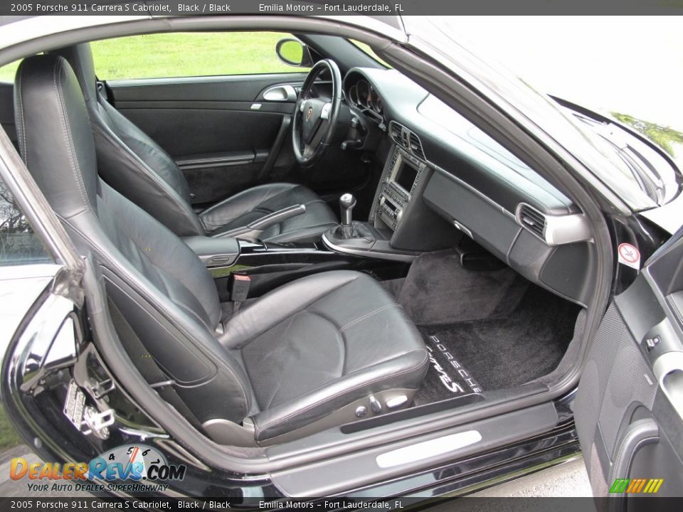 2005 Porsche 911 Carrera S Cabriolet Black / Black Photo #80