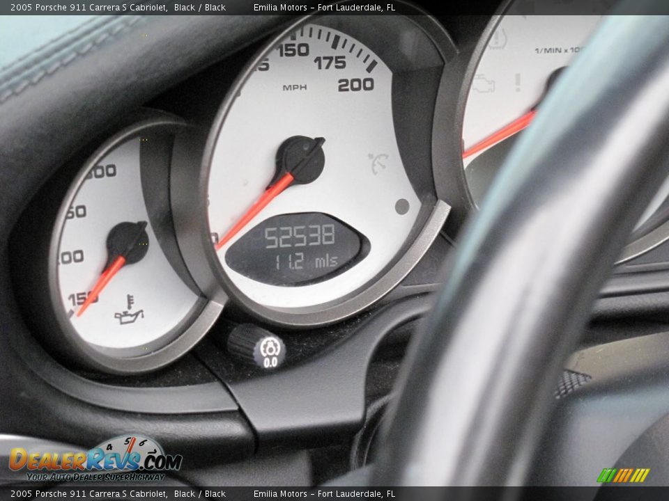 2005 Porsche 911 Carrera S Cabriolet Black / Black Photo #81