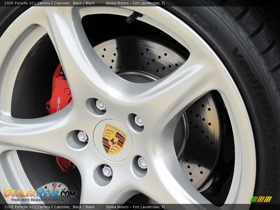 2005 Porsche 911 Carrera S Cabriolet Black / Black Photo #85