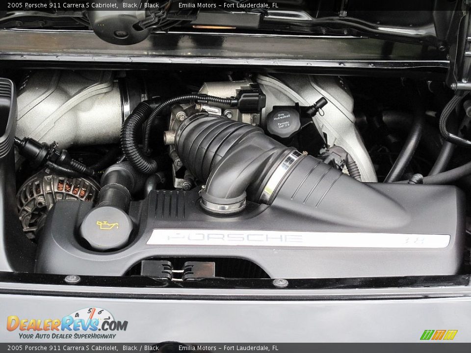 2005 Porsche 911 Carrera S Cabriolet Black / Black Photo #87