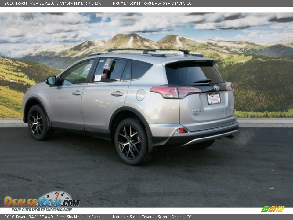 2016 Toyota RAV4 SE AWD Silver Sky Metallic / Black Photo #3