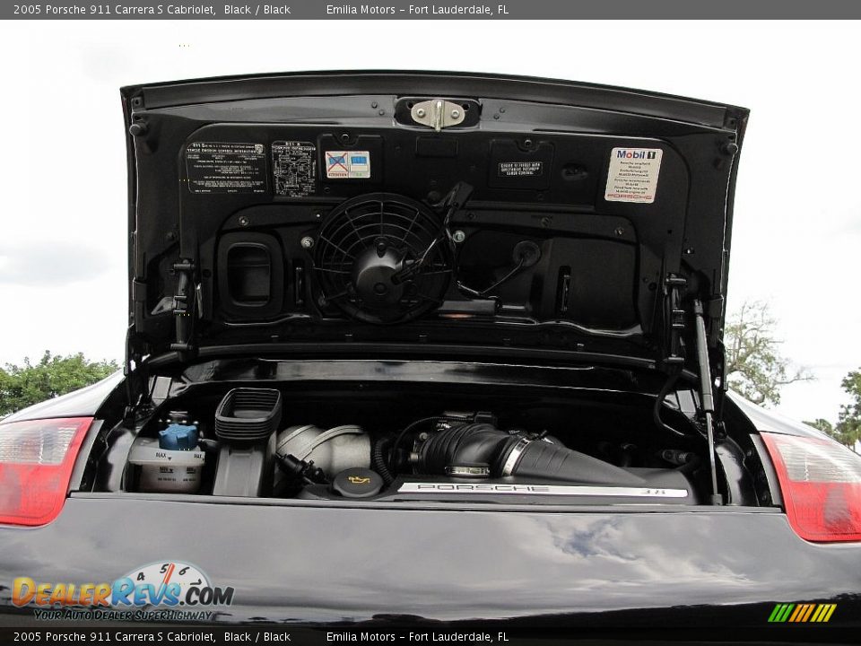 2005 Porsche 911 Carrera S Cabriolet Black / Black Photo #90