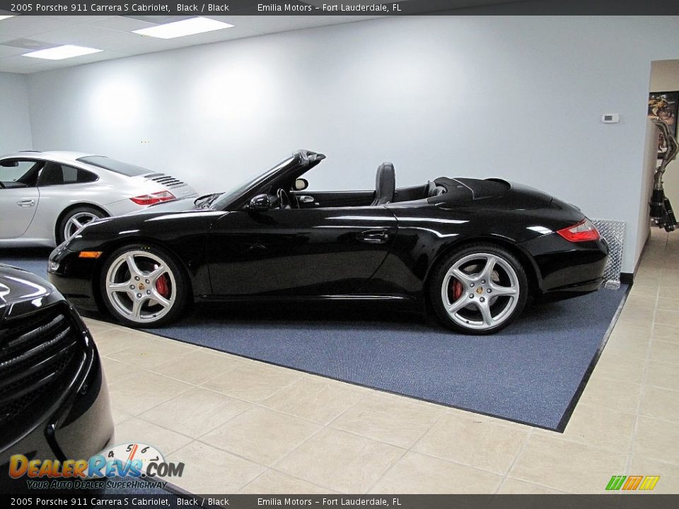 2005 Porsche 911 Carrera S Cabriolet Black / Black Photo #92