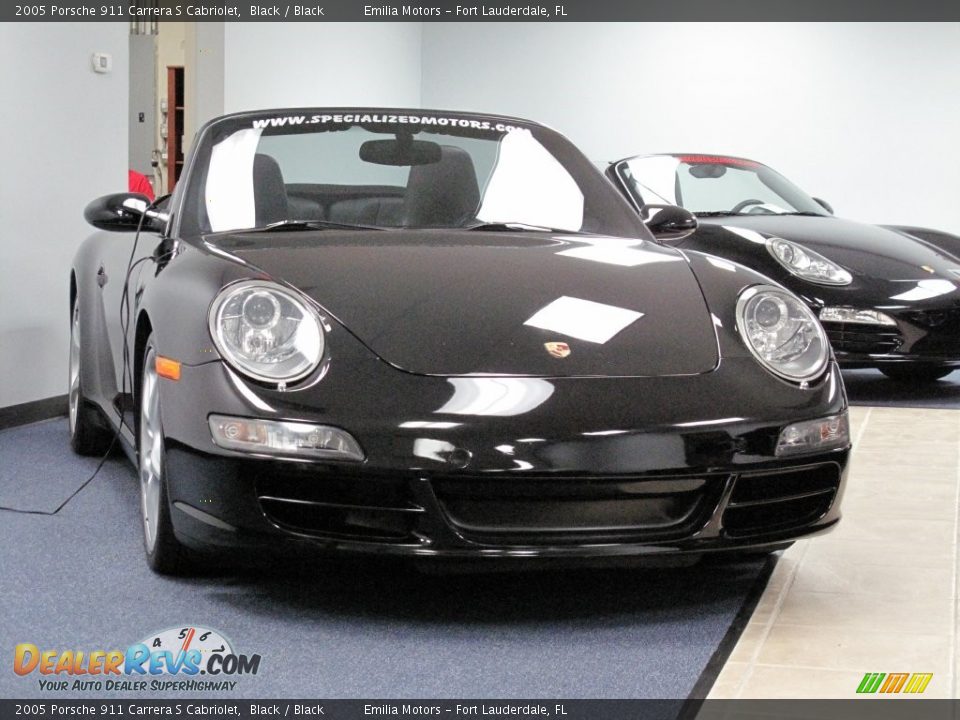 2005 Porsche 911 Carrera S Cabriolet Black / Black Photo #93