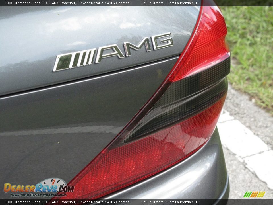 2006 Mercedes-Benz SL 65 AMG Roadster Pewter Metallic / AMG Charcoal Photo #23