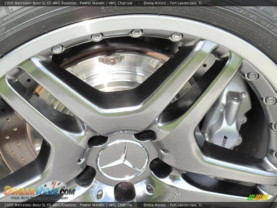2006 Mercedes-Benz SL 65 AMG Roadster Pewter Metallic / AMG Charcoal Photo #25