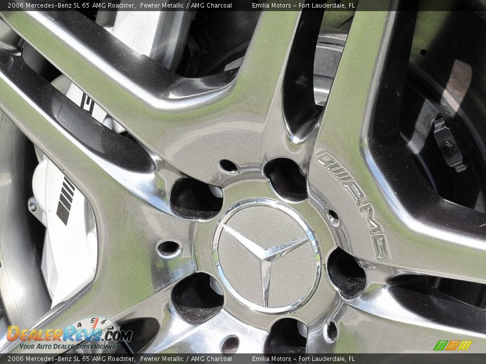 2006 Mercedes-Benz SL 65 AMG Roadster Pewter Metallic / AMG Charcoal Photo #28
