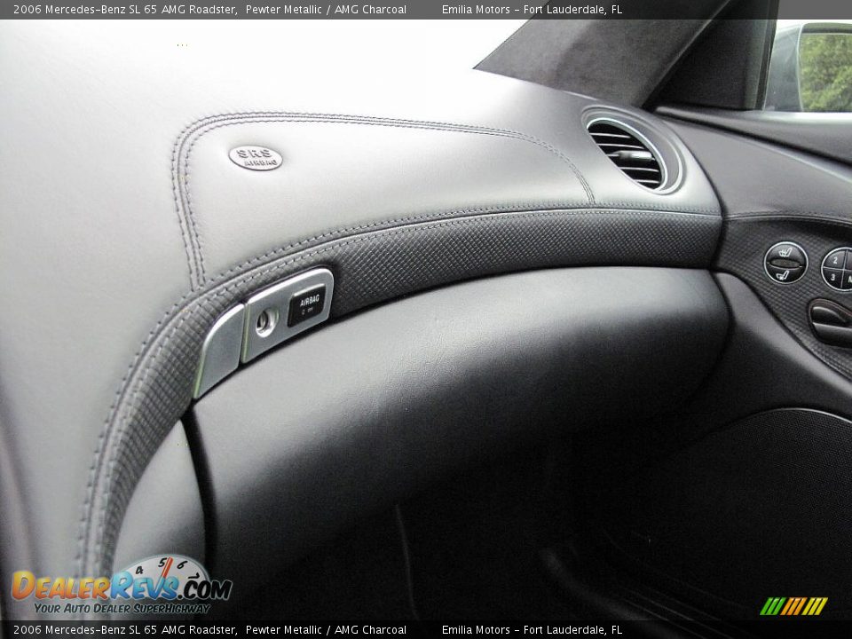 2006 Mercedes-Benz SL 65 AMG Roadster Pewter Metallic / AMG Charcoal Photo #46