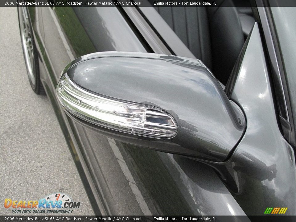 2006 Mercedes-Benz SL 65 AMG Roadster Pewter Metallic / AMG Charcoal Photo #76