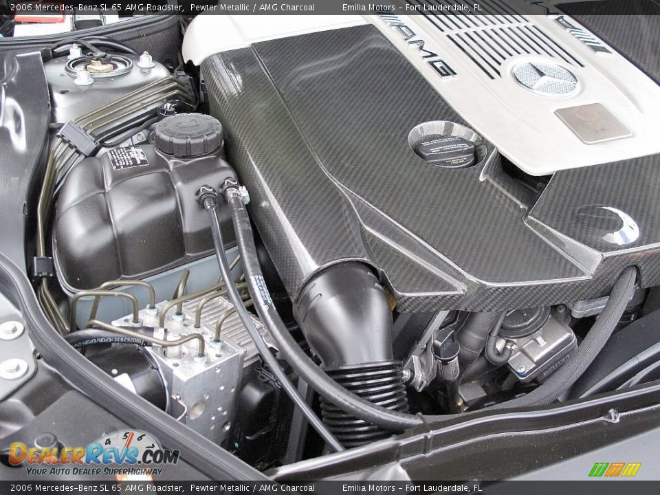 2006 Mercedes-Benz SL 65 AMG Roadster 6.0 Liter AMG Twin-Turbocharged SOHC 36-Valve V12 Engine Photo #79