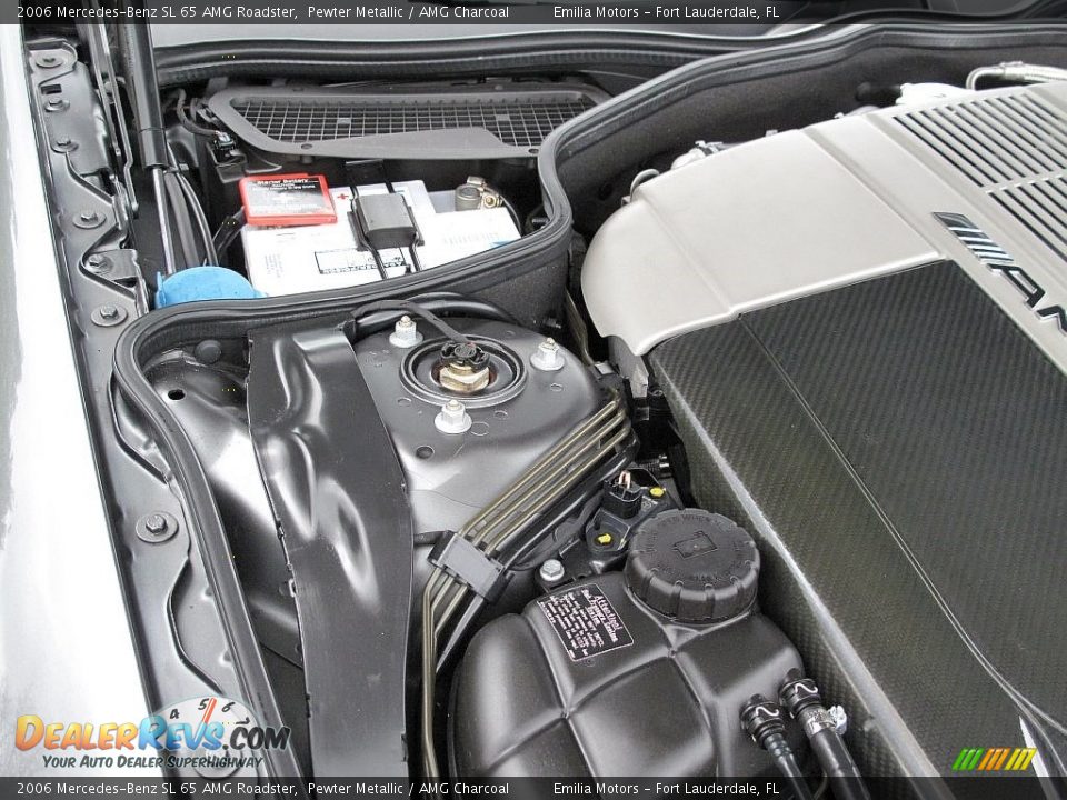 2006 Mercedes-Benz SL 65 AMG Roadster 6.0 Liter AMG Twin-Turbocharged SOHC 36-Valve V12 Engine Photo #80