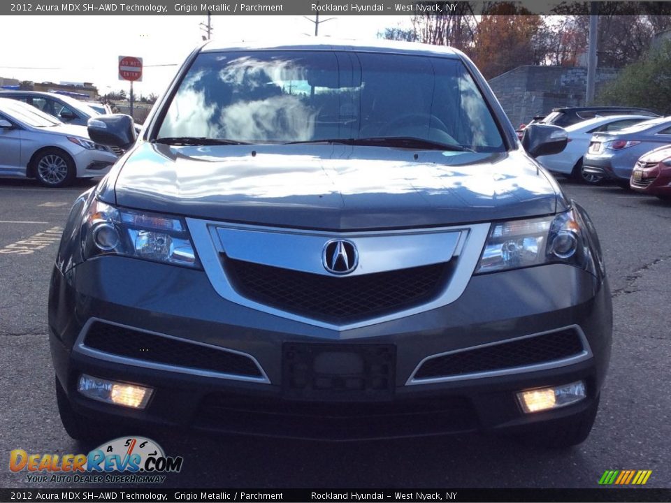 2012 Acura MDX SH-AWD Technology Grigio Metallic / Parchment Photo #2