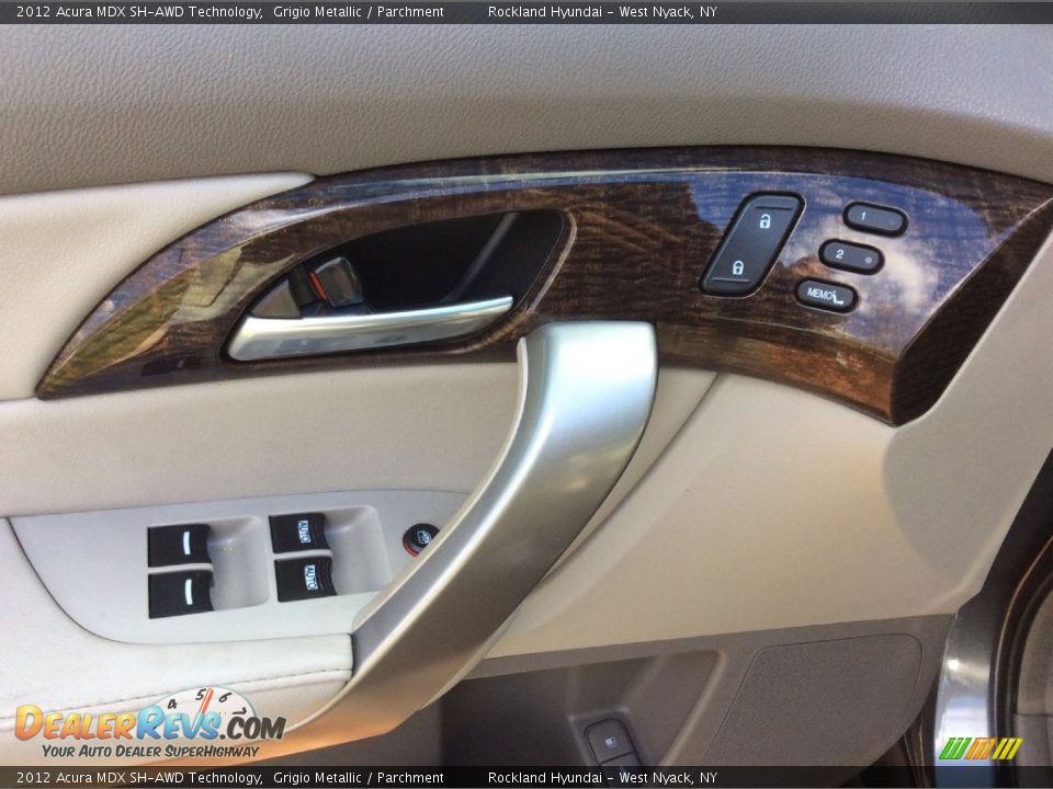 2012 Acura MDX SH-AWD Technology Grigio Metallic / Parchment Photo #8