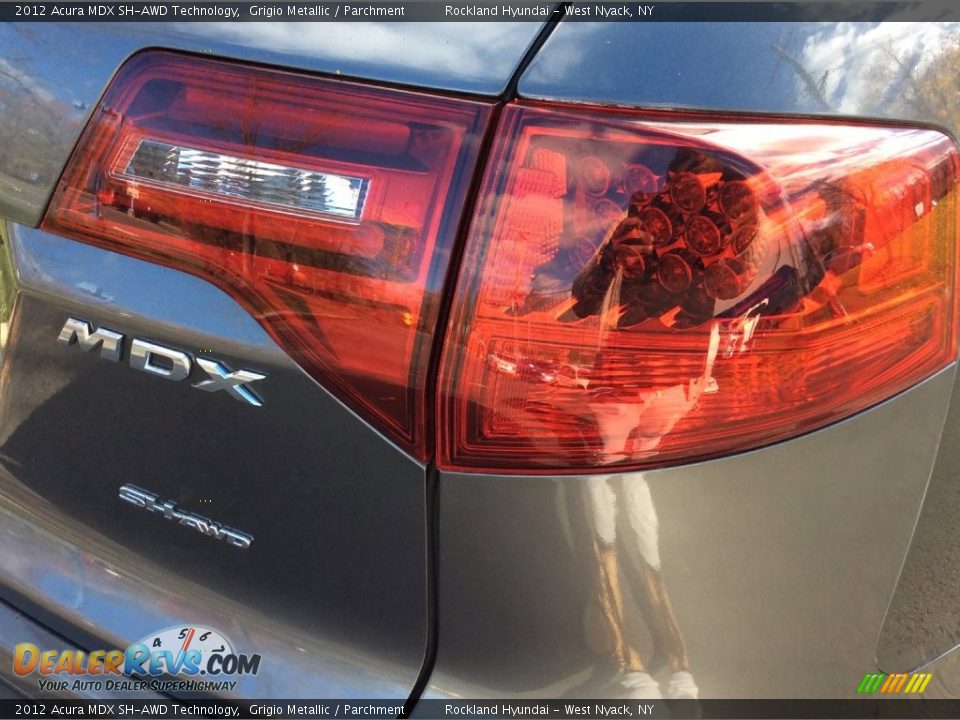 2012 Acura MDX SH-AWD Technology Grigio Metallic / Parchment Photo #22