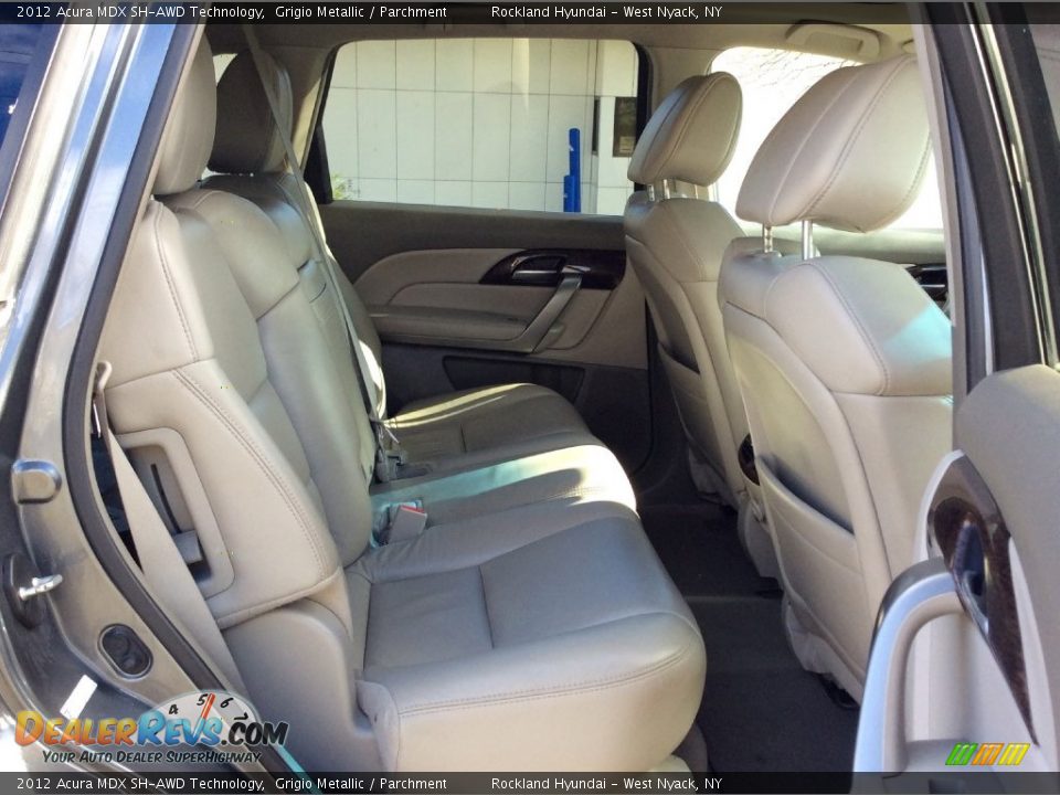 2012 Acura MDX SH-AWD Technology Grigio Metallic / Parchment Photo #23
