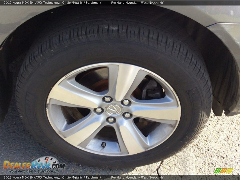 2012 Acura MDX SH-AWD Technology Grigio Metallic / Parchment Photo #27