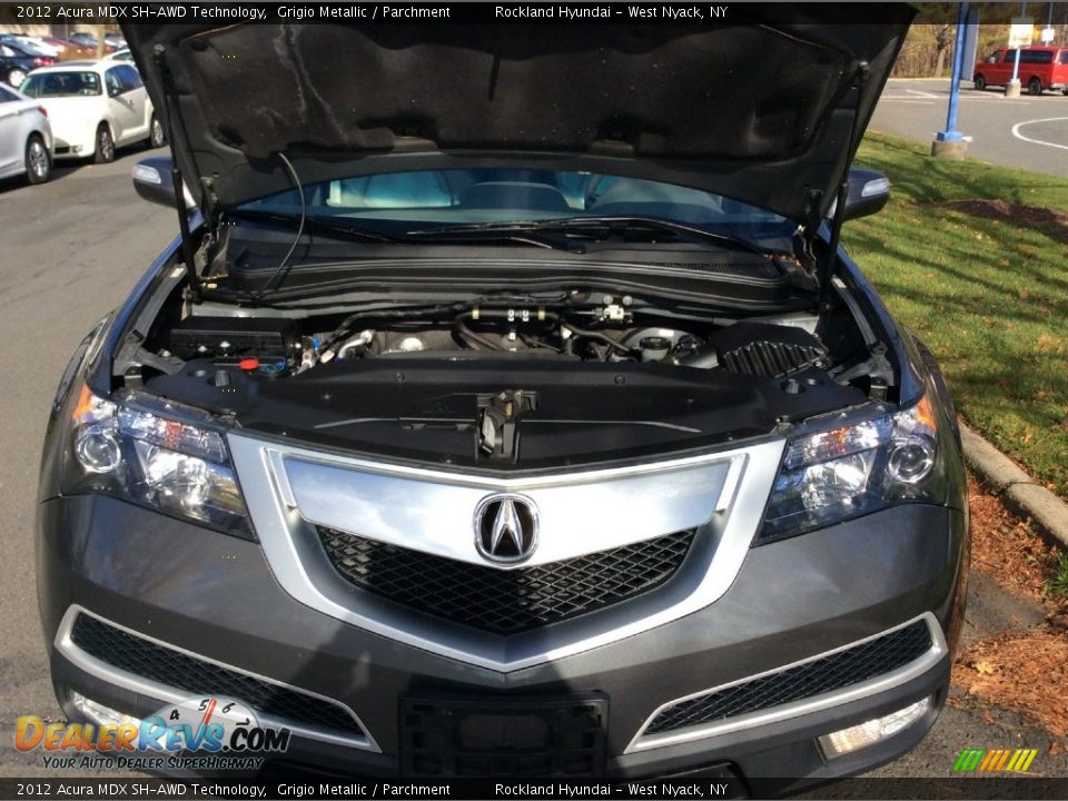 2012 Acura MDX SH-AWD Technology Grigio Metallic / Parchment Photo #29