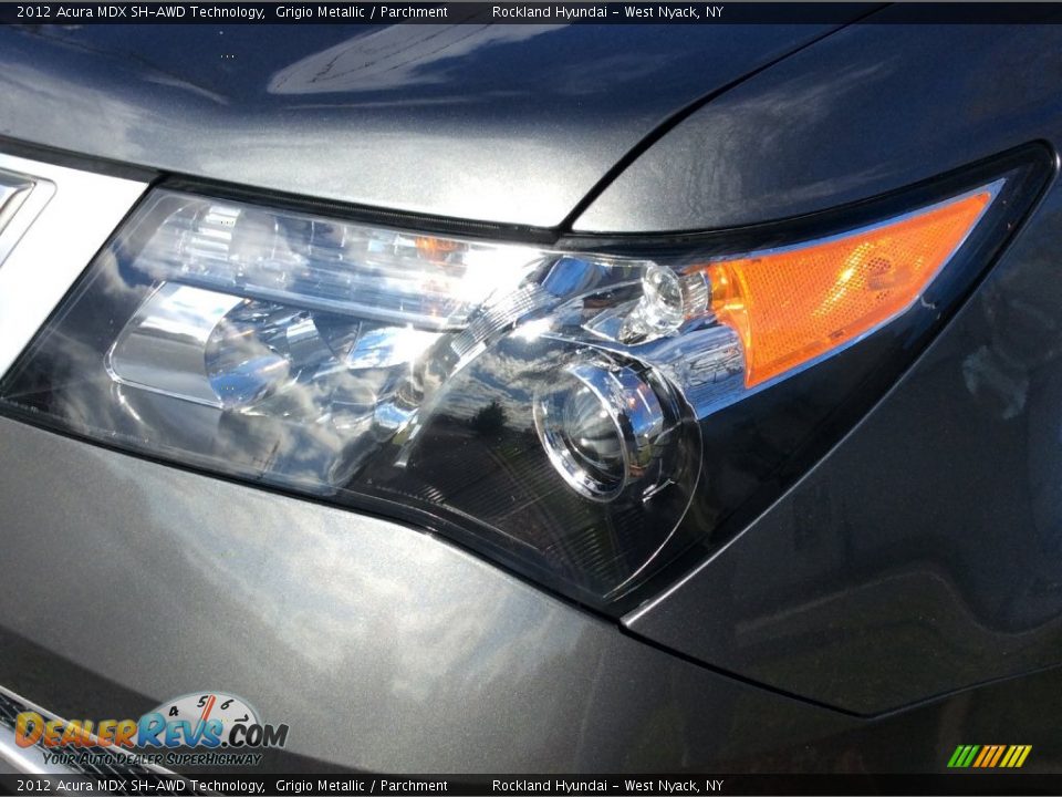 2012 Acura MDX SH-AWD Technology Grigio Metallic / Parchment Photo #30