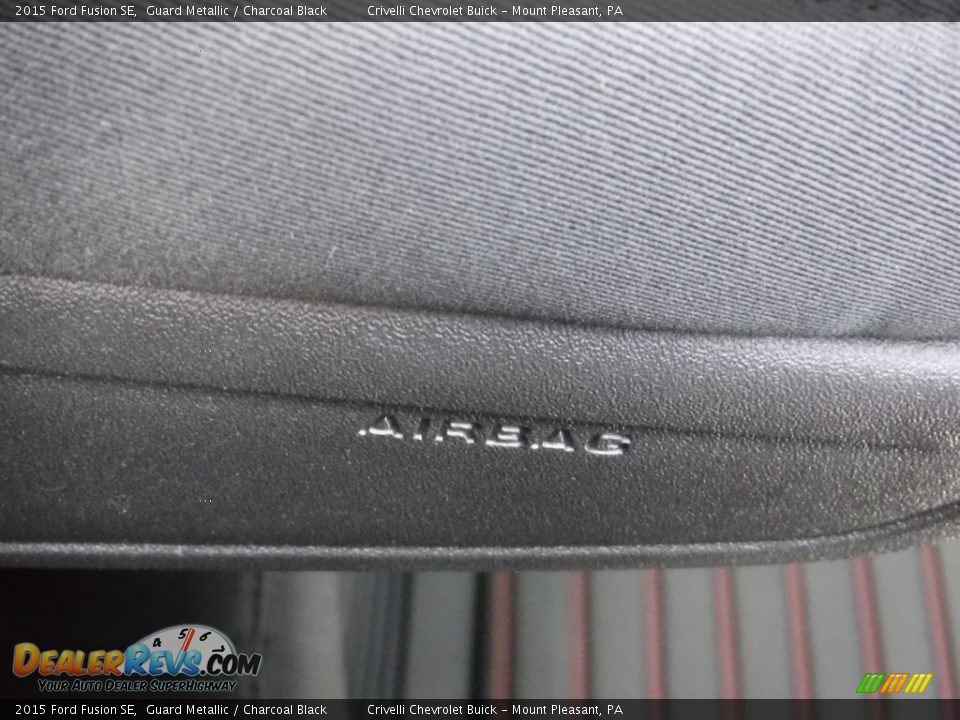 2015 Ford Fusion SE Guard Metallic / Charcoal Black Photo #17