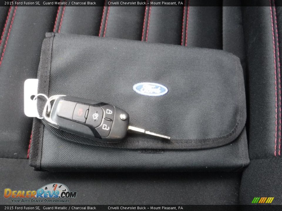 2015 Ford Fusion SE Guard Metallic / Charcoal Black Photo #27