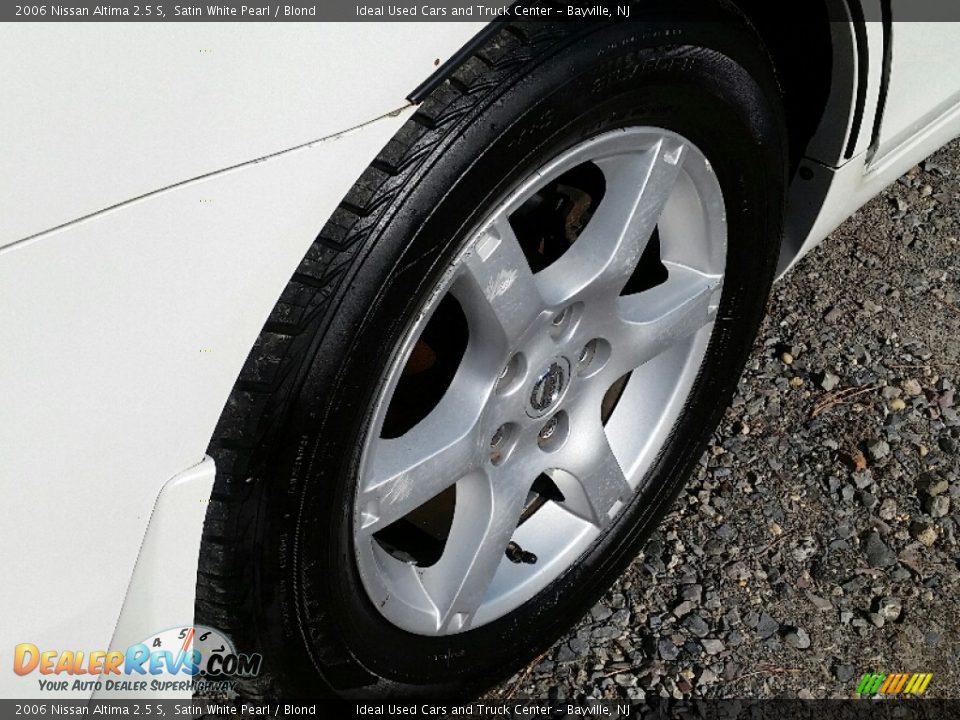 2006 Nissan Altima 2.5 S Satin White Pearl / Blond Photo #26