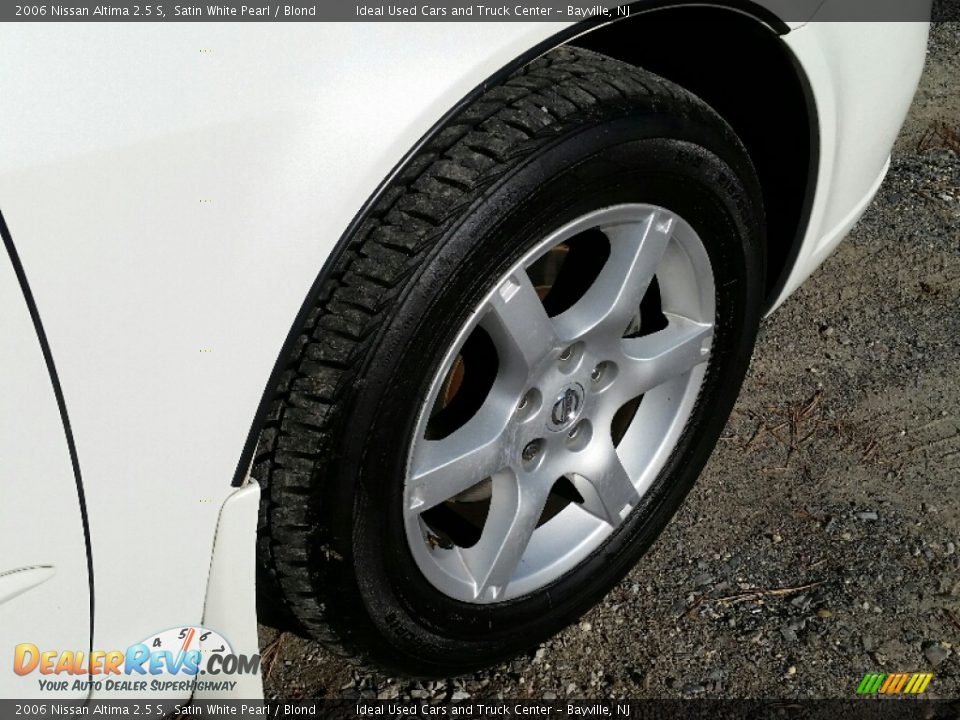 2006 Nissan Altima 2.5 S Satin White Pearl / Blond Photo #27