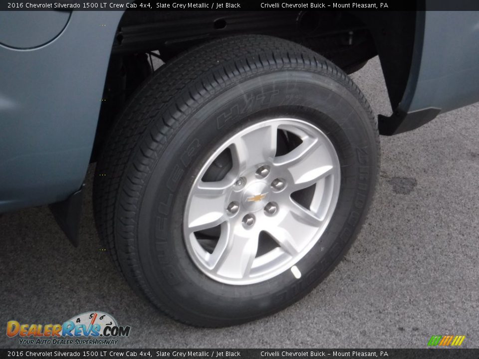 2016 Chevrolet Silverado 1500 LT Crew Cab 4x4 Slate Grey Metallic / Jet Black Photo #3