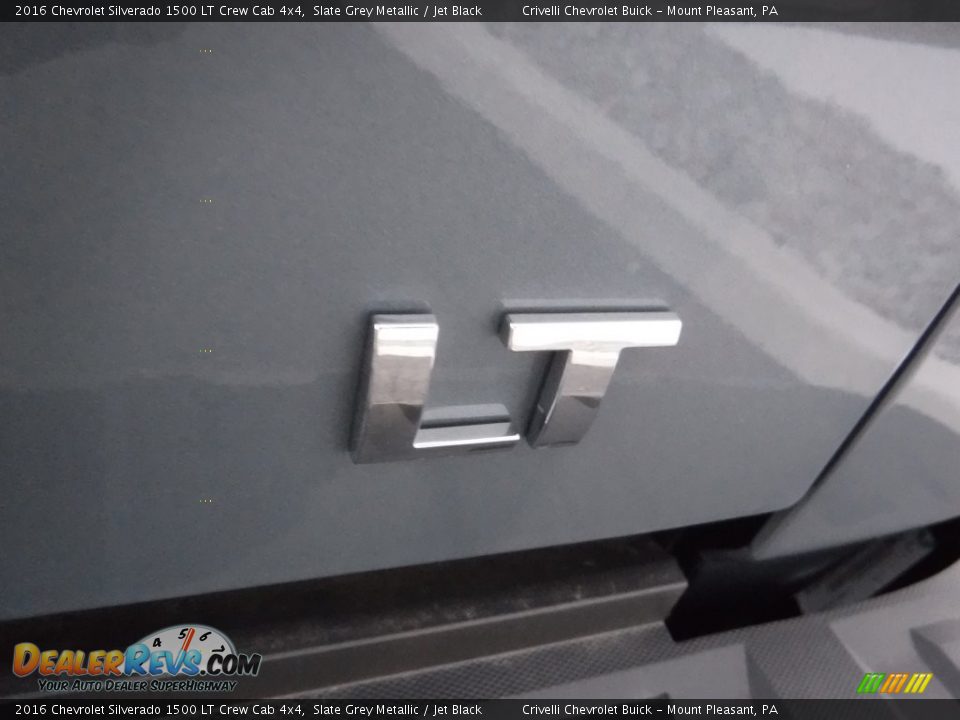 2016 Chevrolet Silverado 1500 LT Crew Cab 4x4 Slate Grey Metallic / Jet Black Photo #8
