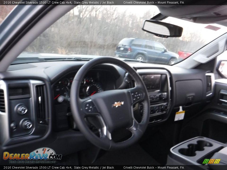 2016 Chevrolet Silverado 1500 LT Crew Cab 4x4 Slate Grey Metallic / Jet Black Photo #9