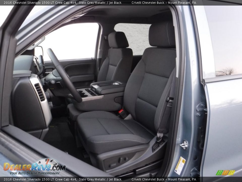 2016 Chevrolet Silverado 1500 LT Crew Cab 4x4 Slate Grey Metallic / Jet Black Photo #12