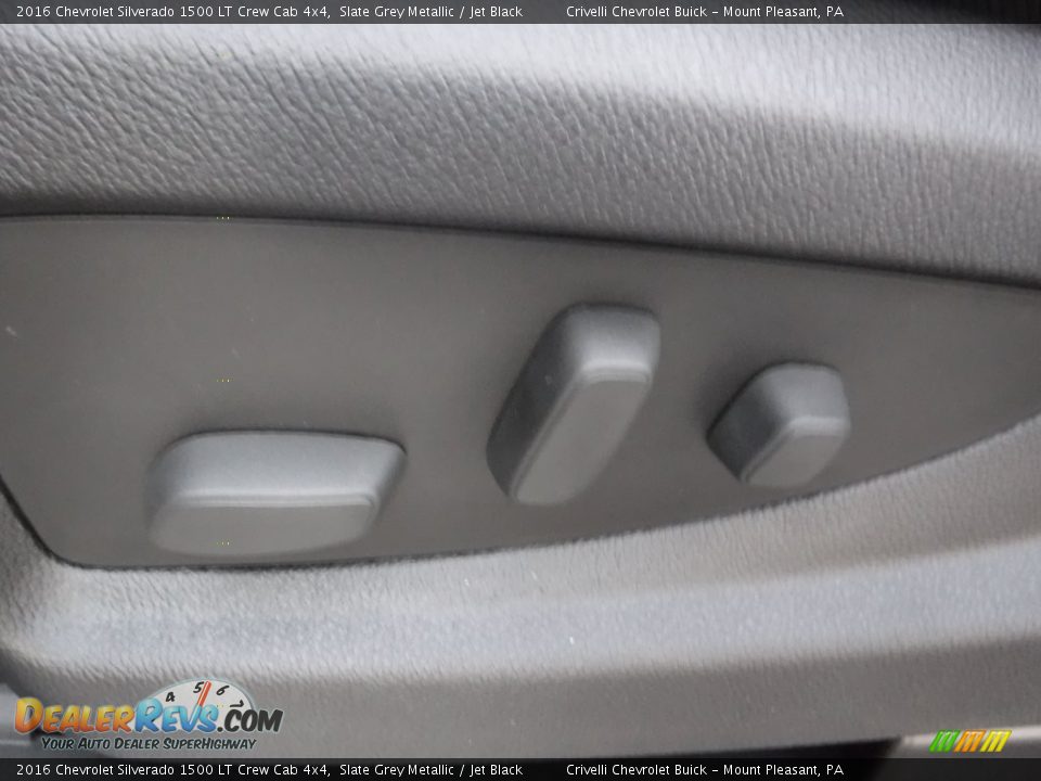 2016 Chevrolet Silverado 1500 LT Crew Cab 4x4 Slate Grey Metallic / Jet Black Photo #13