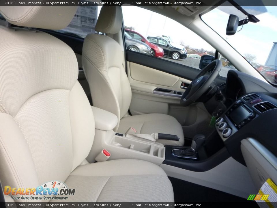 Front Seat of 2016 Subaru Impreza 2.0i Sport Premium Photo #6