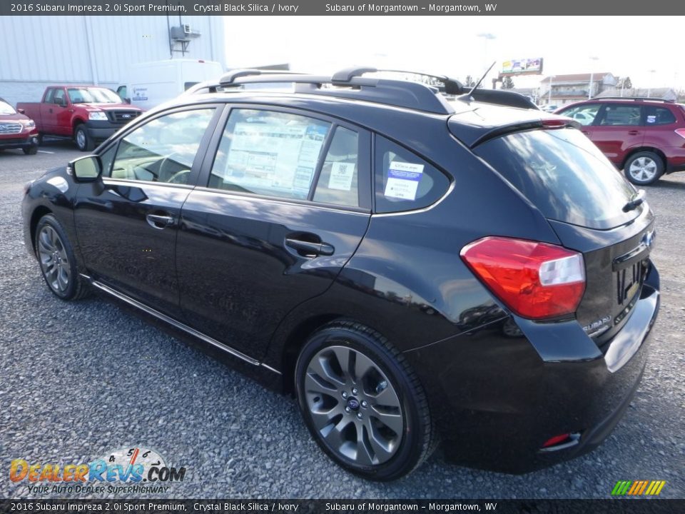 2016 Subaru Impreza 2.0i Sport Premium Crystal Black Silica / Ivory Photo #9