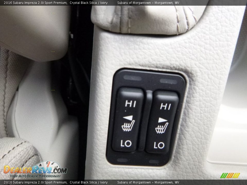 2016 Subaru Impreza 2.0i Sport Premium Crystal Black Silica / Ivory Photo #16
