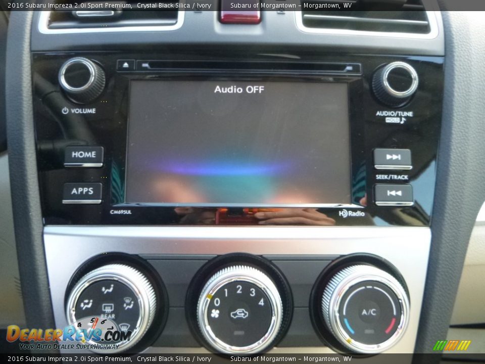 2016 Subaru Impreza 2.0i Sport Premium Crystal Black Silica / Ivory Photo #17