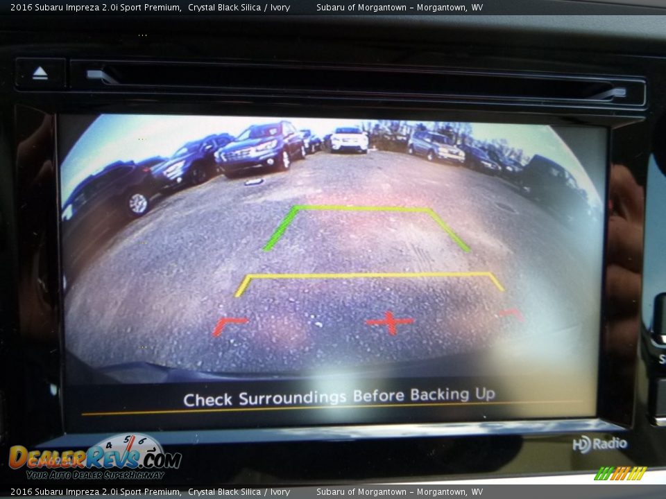 2016 Subaru Impreza 2.0i Sport Premium Crystal Black Silica / Ivory Photo #18