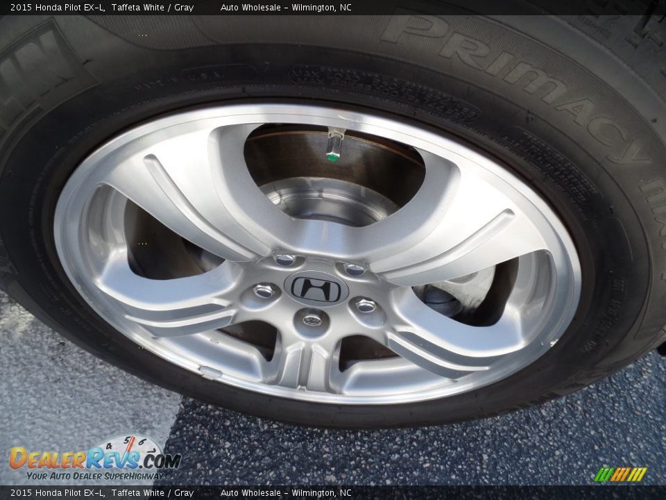 2015 Honda Pilot EX-L Taffeta White / Gray Photo #7