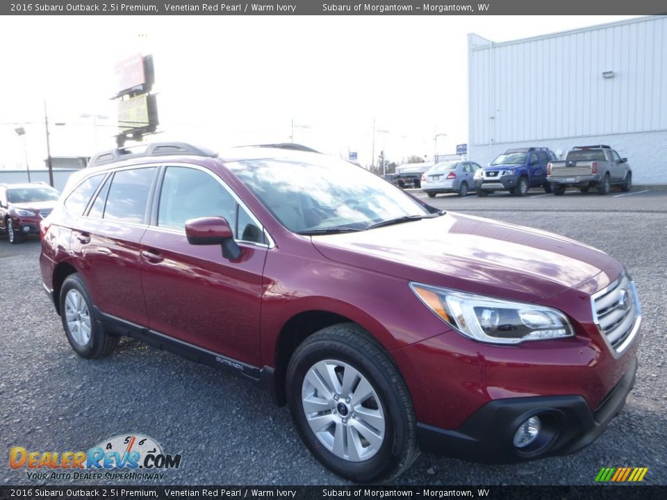 2016 Subaru Outback 2.5i Premium Venetian Red Pearl / Warm Ivory Photo #1