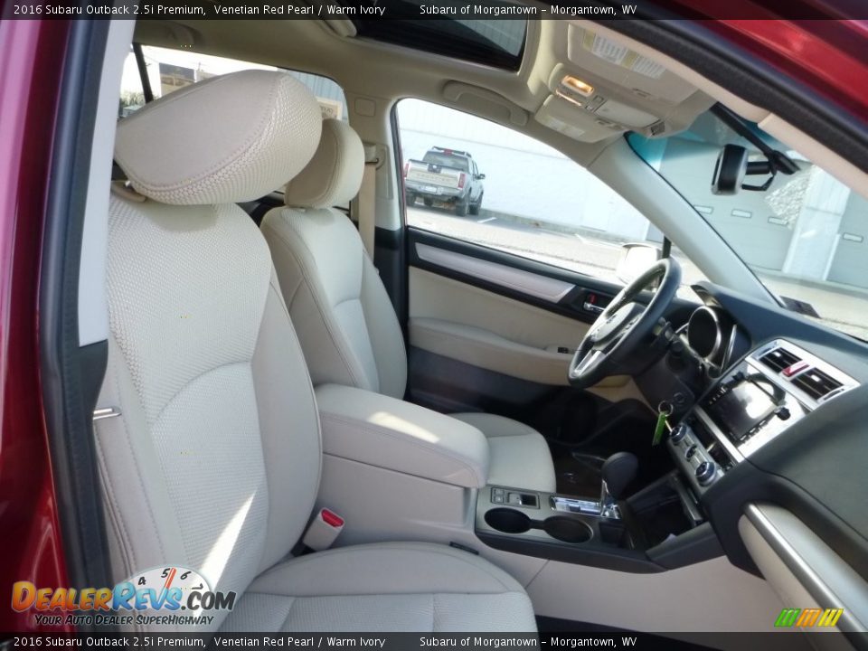 2016 Subaru Outback 2.5i Premium Venetian Red Pearl / Warm Ivory Photo #3