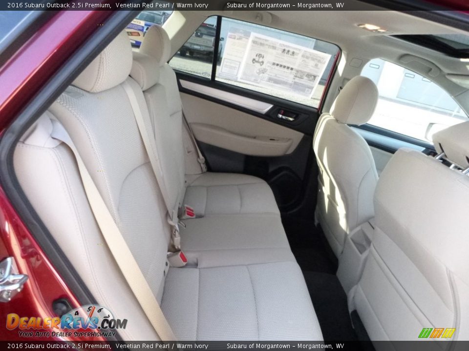 2016 Subaru Outback 2.5i Premium Venetian Red Pearl / Warm Ivory Photo #6