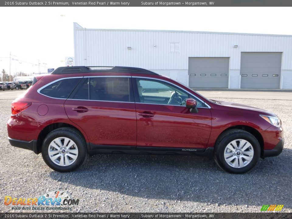 2016 Subaru Outback 2.5i Premium Venetian Red Pearl / Warm Ivory Photo #7